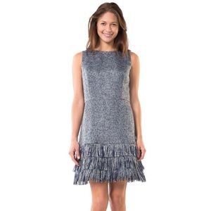 Sail to Sable Metallic on Mercer Navy Dress